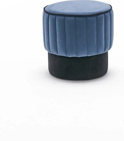 Πουφ Σκαμπό Μπλε ROSE 40x40x40