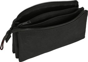 Τριπλή Κασετίνα Naruto Μαύρο 22 x 12 x 3 cm