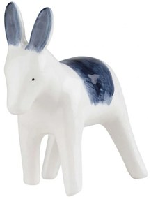 Διακοσμητικό Με Μαγνήτη Director Donkey LBTRD0015049 10x4,5x10cm White-Blue Raeder Ceramic