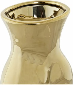 Βάζο DKD Home Decor Χρυσό Πήλινα 17 x 12 x 21 cm (x2)