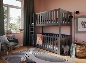 KONRAD 90x200 graphite bunk bed Lano Furniture