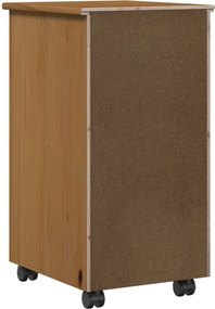 vidaXL Κινητό Ντουλάπι 34 x 39 x 65,5 cm Στερεό πεύκο Μέλι Καφέ