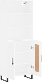 vidaXL Ντουλάπι Λευκό 69,5x34x180 εκ. από Επεξεργασμένο Ξύλο