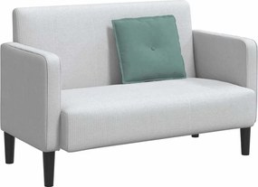 vidaXL Μαξιλάρι Πλάτης Θαλασσί 50 x 45 εκ. Υφασμάτινο Κορντουρά