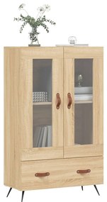 vidaXL Ντουλάπα Sonoma Δρυς 69,5 x 31 x 115 εκ. από Επεξεργασμένο Ξύλο