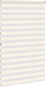 vidaXL Ζέβρα τυφλή μπεζ μάρμαρο Πλάτος υφάσματος 135,9 εκ. Πολυεστέρας