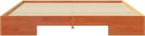 vidaXL Σκελετός Κρεβατιού Καφέ 200 x 200 cm