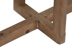 Console Home ESPRIT Καφέ Κρυστάλλινο Έλατο 120 x 33 x 75 cm