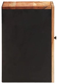 Ντουλάπι Μπάνιου Επιτοίχιο 38x33x48 εκ. από Μασίφ Ξύλο Ακακίας - Καφέ