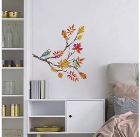 Αυτοκόλλητα Τοίχου Βινυλίου Autumn Branch 54121 Ango-54121-Κόκκινο 54121