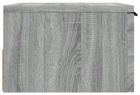 vidaXL Κομοδίνα Επιτοίχια 2 τεμ. Γκρι Sonoma 34x30x20 εκ.