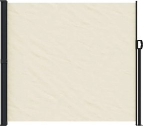 vidaXL Σκίαστρο Πλαϊνό Συρόμενο Κρεμ 180 x 300 εκ.
