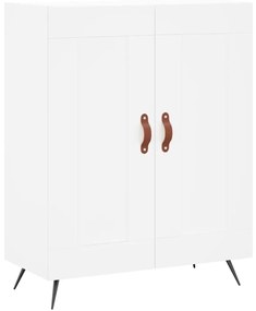 vidaXL Ντουλάπι Λευκό 69,5x34x180 εκ. από Επεξεργασμένο Ξύλο
