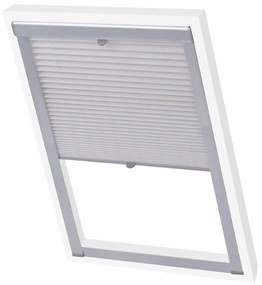vidaXL Στόρι Σκίασης Πλισέ Λευκό MK08