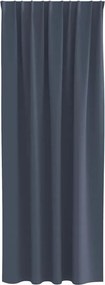 vidaXL Κουρτίνες Μαύρης Ύφανσης με Δαχτυλίδια 2 pcs Ανθρακί