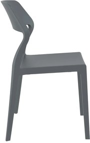 Καρέκλα Snow Dark Grey