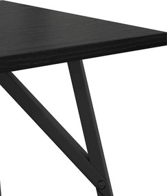 vidaXL Σετ βοηθητικά τραπεζάκια 2 pcs Μαύρη Οξυά