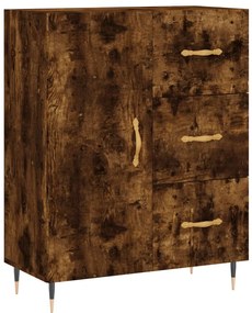 vidaXL Ντουλάπι Καπνιστή Δρυς 69,5 x 34 x 90 εκ. Επεξεργασμένο Ξύλο