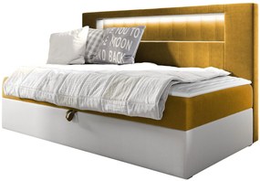 Καναπές κρεβάτι Junior Gold II-Portokali-90 x 200 - 202.00Χ102.00Χ115.00cm