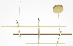 Κρεμαστό Φωτιστικό Οροφής LED 80W Χρυσό Radiance MOD278PL-L86G3K Maytoni-MOD278PL-L86G3K-Χρυσό MOD278PL-L86G3K