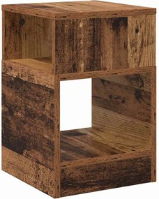vidaXL End Table Παλιό ξύλο 30,5 x 30 x 45 εκ Επεξεργασμένο ξύλο