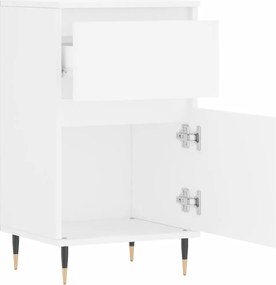 vidaXL Συρταριέρα Λευκή 40 x 35 x 70 εκ. από Επεξεργασμένο Ξύλο