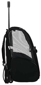 vidaXL Καρότσι Κατοικίδιων 3 σε 1 Μαύρο Ύφασμα Oxford 48x32x57 εκ.