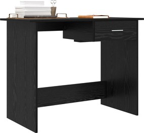 vidaXL Γραφείο Μαύρη Οξυά 100 x 50 x 76 εκ. Επεξεργασμένο Ξύλο