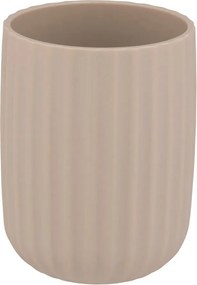 Ποτηροθήκη Μπάνιου (Φ7.5x10) Wenko Agropoli Beige 25183100