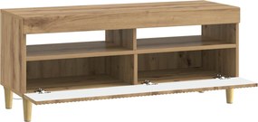 vidaXL Ντουλάπα LED Τηλεόρασης Artisan Δρυς Επεξεργασμένο Ξύλο