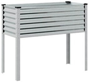 vidaXL Ζαρντινιέρα Κήπου 100x45x90 εκ. Γαλβανισμένο Χάλυβα