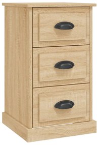 vidaXL Κομοδίνο Sonoma Δρυς 39 x 39 x 67 εκ. από Επεξεργασμένο Ξύλο