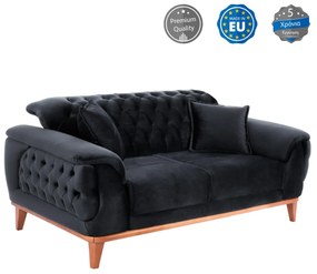 Καναπές - Κρεβάτι Bennington 2θέσιος Μαύρο 180x95x80 εκ. 180x95x80 εκ.