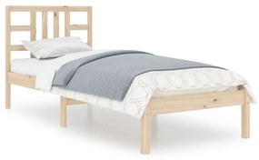 vidaXL Πλαίσιο Κρεβατιού 90 x 200 εκ. από Μασίφ Ξύλο