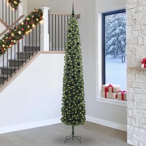 vidaXL Τεχνητό Χριστουγεννιάτικο Δέντρο με 300 LED Πράσινο 270 cm