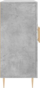 vidaXL Ντουλάπι Γκρι Σκυροδέματος 90x34x80 εκ. Επεξεργασμένο Ξύλο