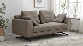 Detroit 3-Seater Sofa Brown