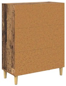 vidaXL Πλαϊνό γραφείο Παλιό ξύλο 69,5 x 32,5 x 90 εκ