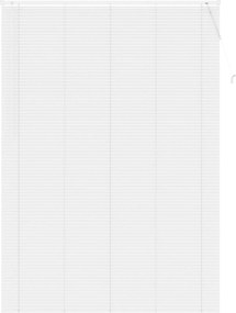 vidaXL Βενετσιάνικη Σκίαση Λευκός 213 x 150 εκ 25 mm PVC