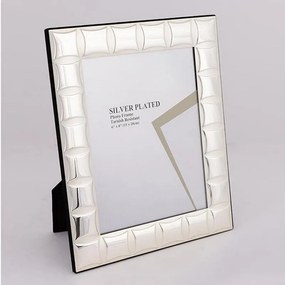 Κορνίζα Μεταλλική Επάργυρη 756-10032 10x15cm Silver Estheti Home Μέταλλο