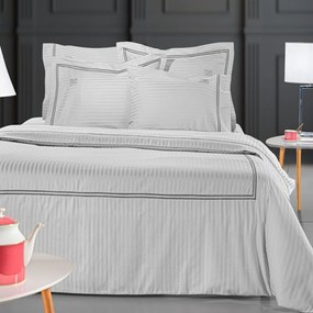 Σεντόνια Nice (Σετ 4τμχ) Cement-Dark Silver Guy Laroche King Size 270x280cm 100% Cotton Satin