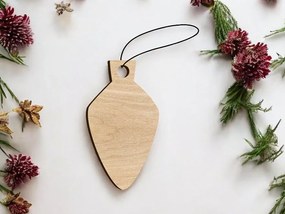 Σετ των 3 Intra απο ξύλο plywood 3mm-4mm πάχος – Κενό στολίδι λαμπτήρα 15x15 cm INTRAVECTRY-MY552875