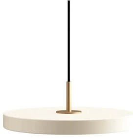 Φωτιστικό Οροφής Asteria Plus Mini Brass 2288 Φ31x10.5cm Led 1200lm 18W 2400-3000k Pearl White Umage