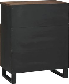 vidaXL Πλαϊνό Γραφείο Καφέ 60 x 33 x 75 cm Μασίφ ξύλο μάνγκο