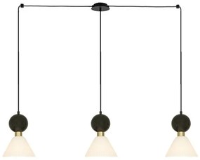 Κρεμαστό Φωτιστικό Οροφής 16cm 3xE14 15W IP20 Zambelis-23247-Μαύρο 23247