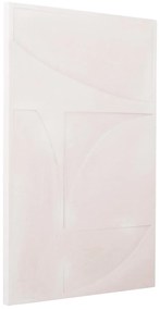 Πίνακας C4506 σειρά Santorini MDF σε Υπόλευκο χρώμα 80x4(πάχος)x120Υεκ. 80x4x120 εκ.