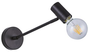 SE21-BL-22 ADEPT BLACK WALL LAMP B3