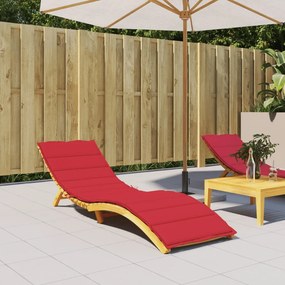vidaXL Μαξιλάρια ξαπλώστρας Ύφασμα Oxford (100% πολυεστέρας) Κόκκινο