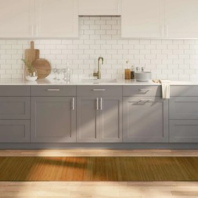 vidaXL Χαλί Ορθογώνιο Καφέ 70 x 1000 εκ. Μπαμπού
