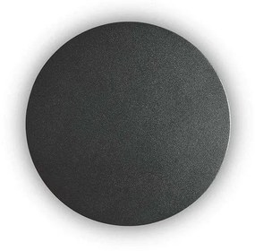 Φωτιστικό Τοίχου Cover Round 195742 15x5cm LED 9,5W 3000K Black Ideal Lux